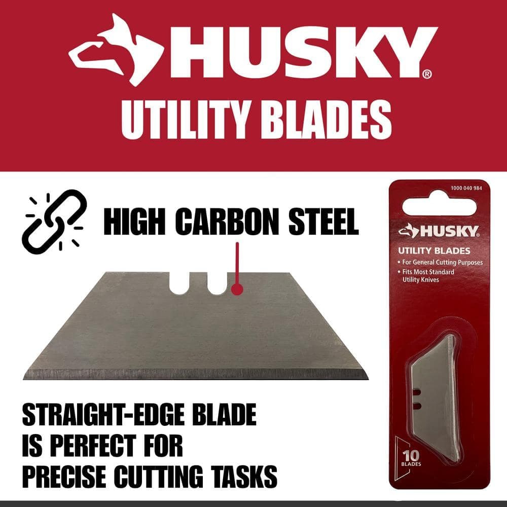 Husky Heavy-Duty Utility Blades (10-Pieces) (2)