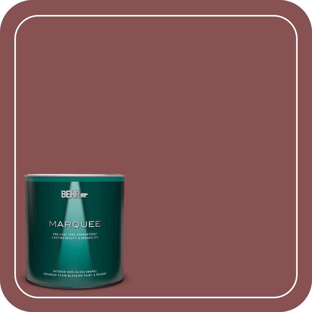 BEHR PREMIUM PLUS 1 gal. #ECC-59-3 New Roof Semi-Gloss Enamel Low Odor Interior Paint & Primer (1)