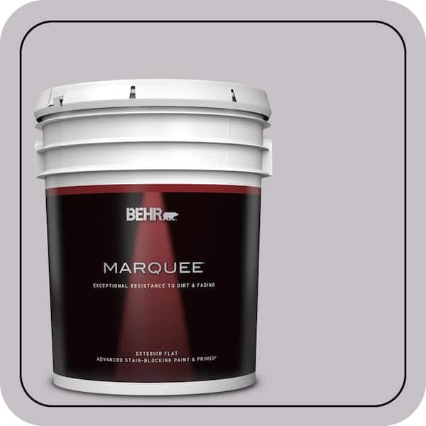 BEHR MARQUEE 5 gal. #MQ5-32 Such Melodrama Flat Exterior Paint & Primer (2)