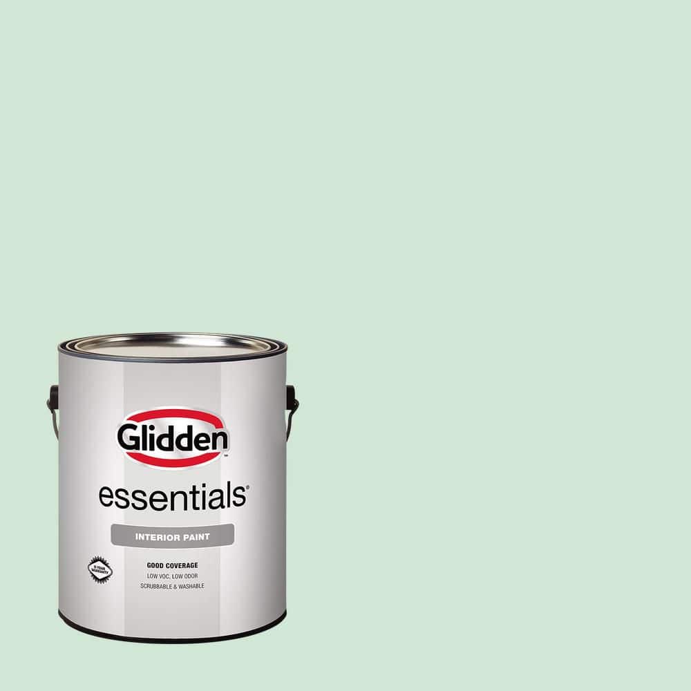 Glidden Essentials 1 gal. PPG1226-2 Peppermint Patty Flat Interior Paint