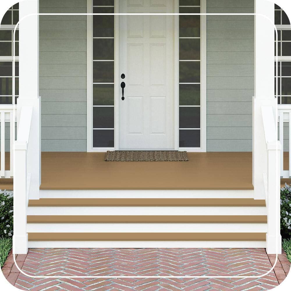 BEHR PREMIUM #300F-5 Textured Low-Lustre Enamel Interior/Exterior Porch and Patio Anti-Slip Floor Paint (2)