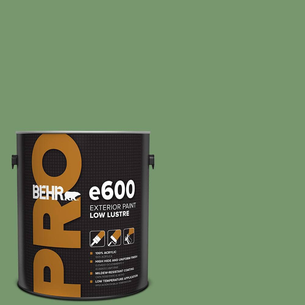 BEHR PRO 1 gal. #PPU11-03 Botanical Green Low Luster Exterior Paint