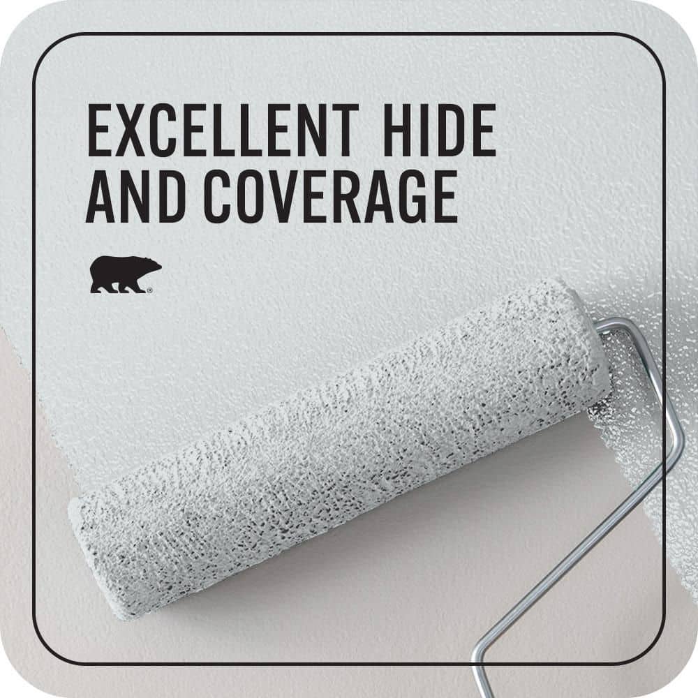 BEHR PREMIUM PLUS #ECC-32-2 Beach Wind Flat EcoMix Plant-Based & Primer (2)