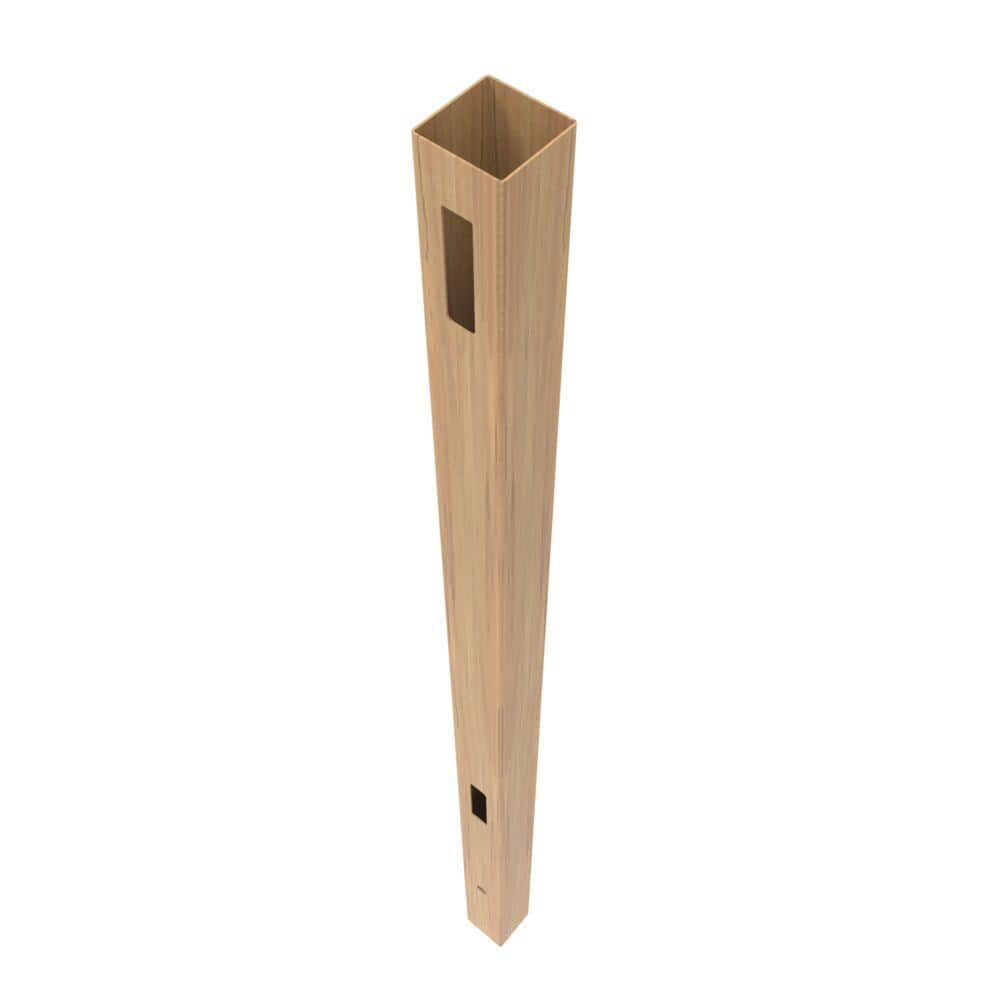 Barrette Outdoor Living 5 in. x 5 in. x 108 in. Horizontal Fence Vinyl End Post Cypress (1)