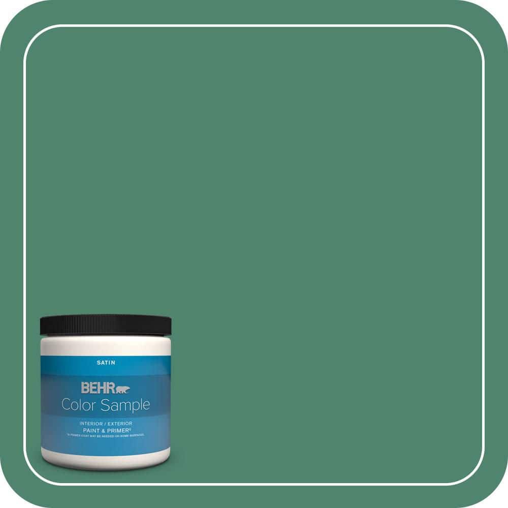 BEHR PREMIUM PLUS #480D-6 Billiard Room Interior/Exterior Paint & Primer Color Sample (1)