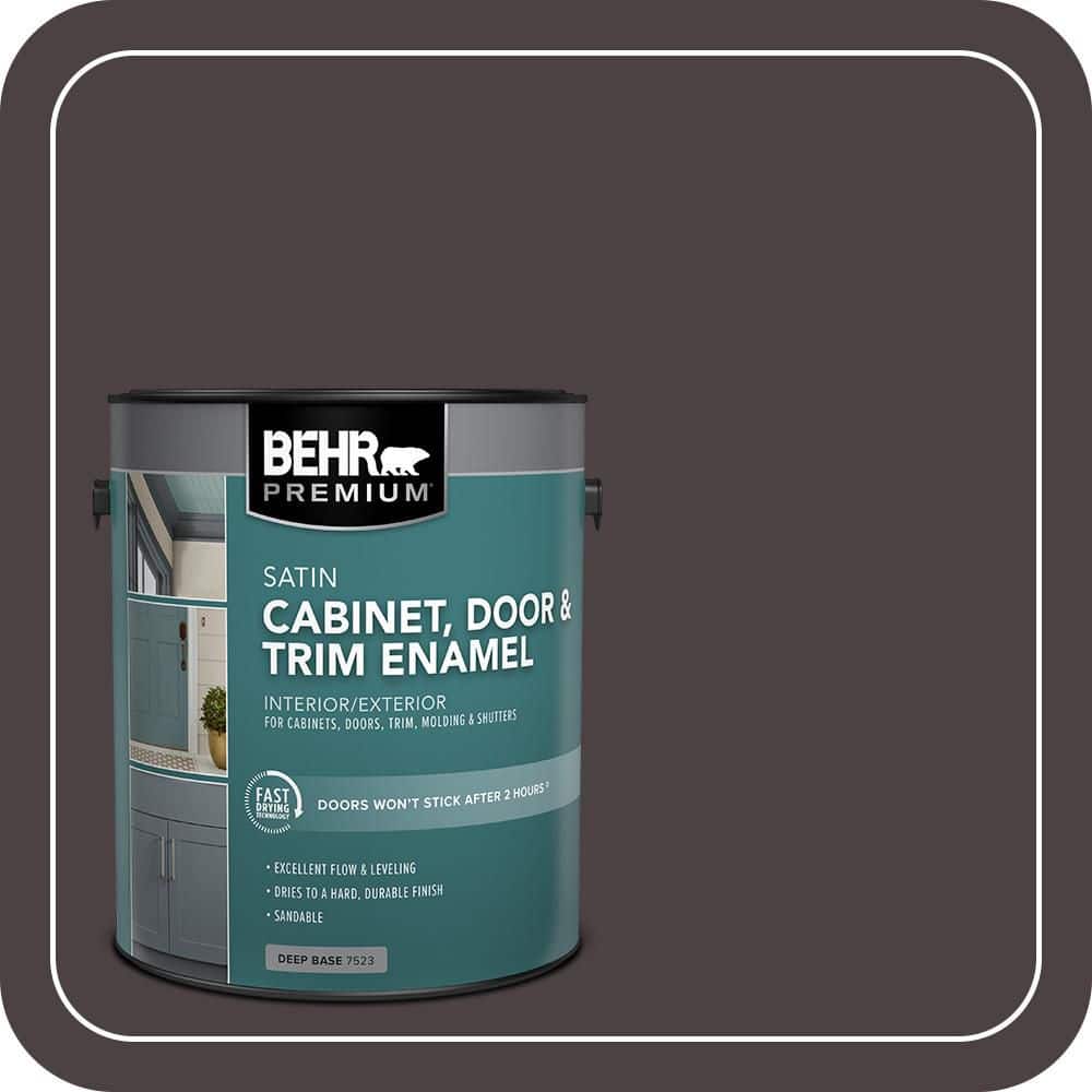 BEHR PREMIUM 1 gal. #HDC-AC-26 Sarsaparilla Satin Enamel Interior/Exterior Cabinet, Door & Trim Paint (1)