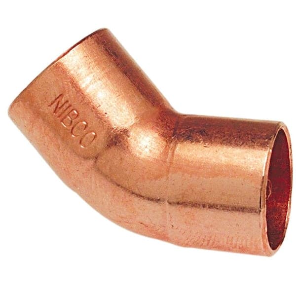 Everbilt 2 in. Copper Pressure 45-Degree Cup x Cup Elbow Fitting (2)