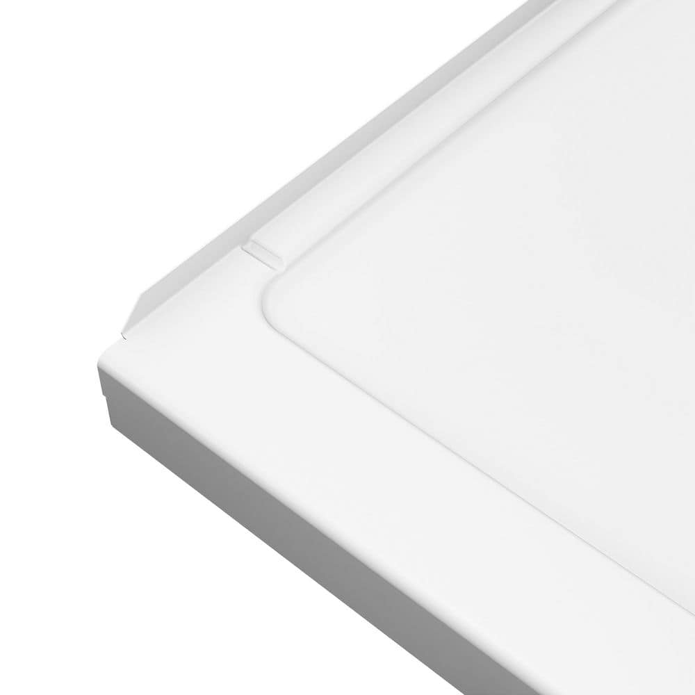 DreamLine Accessible Living 60 in. L x 32 in. W Alcove Shower Pan Base with Right Drain in White (2)
