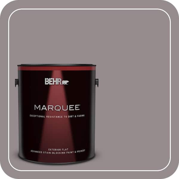 BEHR MARQUEE 1 gal. #T18-03 Graylac Flat Exterior Paint & Primer (2)