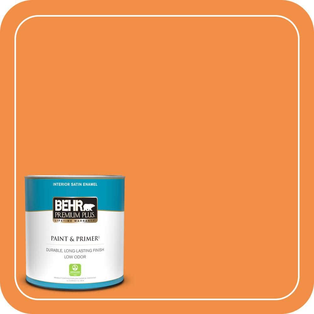 BEHR PREMIUM PLUS #260B-7 Bird of Paradise Enamel Low Odor & Primer (1)