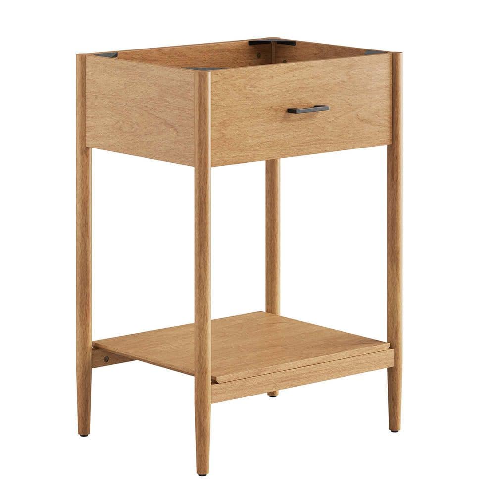 Modway Zaire Mid-Century Bathroom Vanity Cabinet Washstand - Sink Basin Not Included