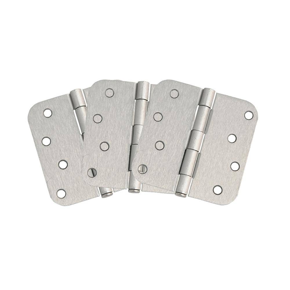 Design House 4 in. 5/8 in. Radius Door Hinge Value Pack ( per Pack)