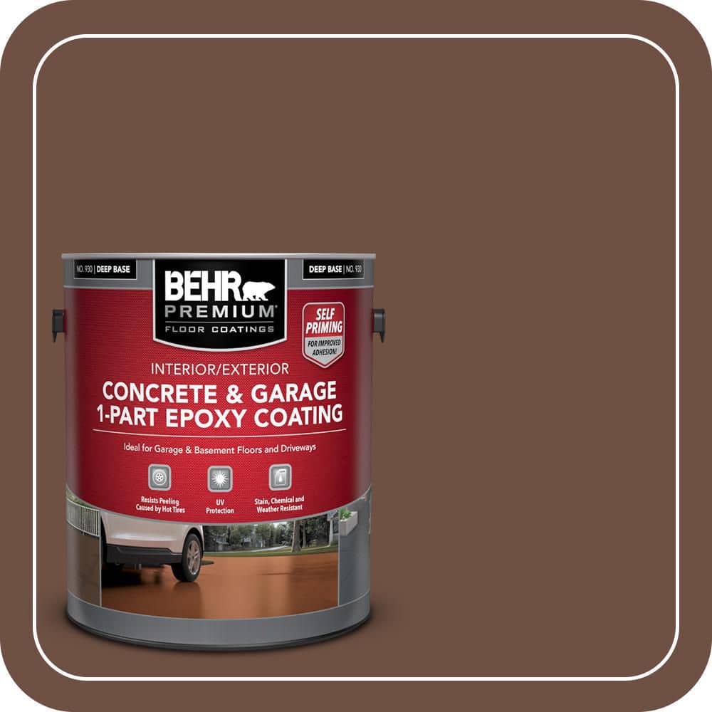 BEHR PREMIUM #PPU3-19 Self-Priming 1-Part Epoxy Satin Interior/Exterior Concrete and Garage Floor Paint (1)