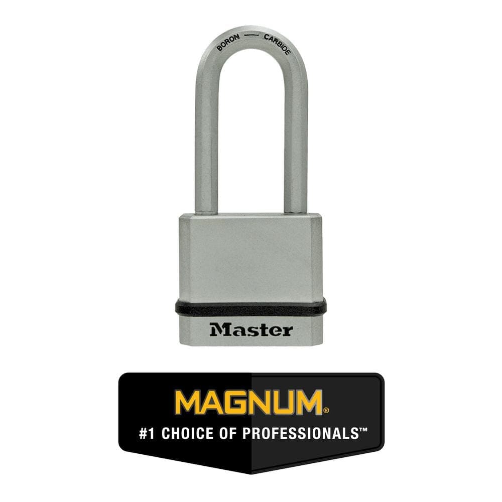 Master Lock Heavy Duty Outdoor Padlock with Key, 1-3/4 in. Wide, 2 Pack (3)