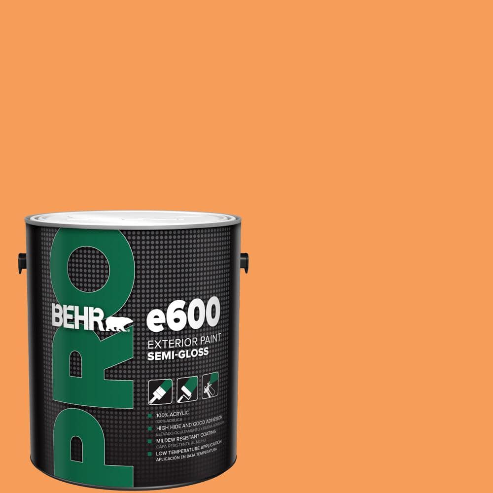 BEHR PRO 1 gal. #P220-6 Bergamot Orange Semi-Gloss Exterior Paint