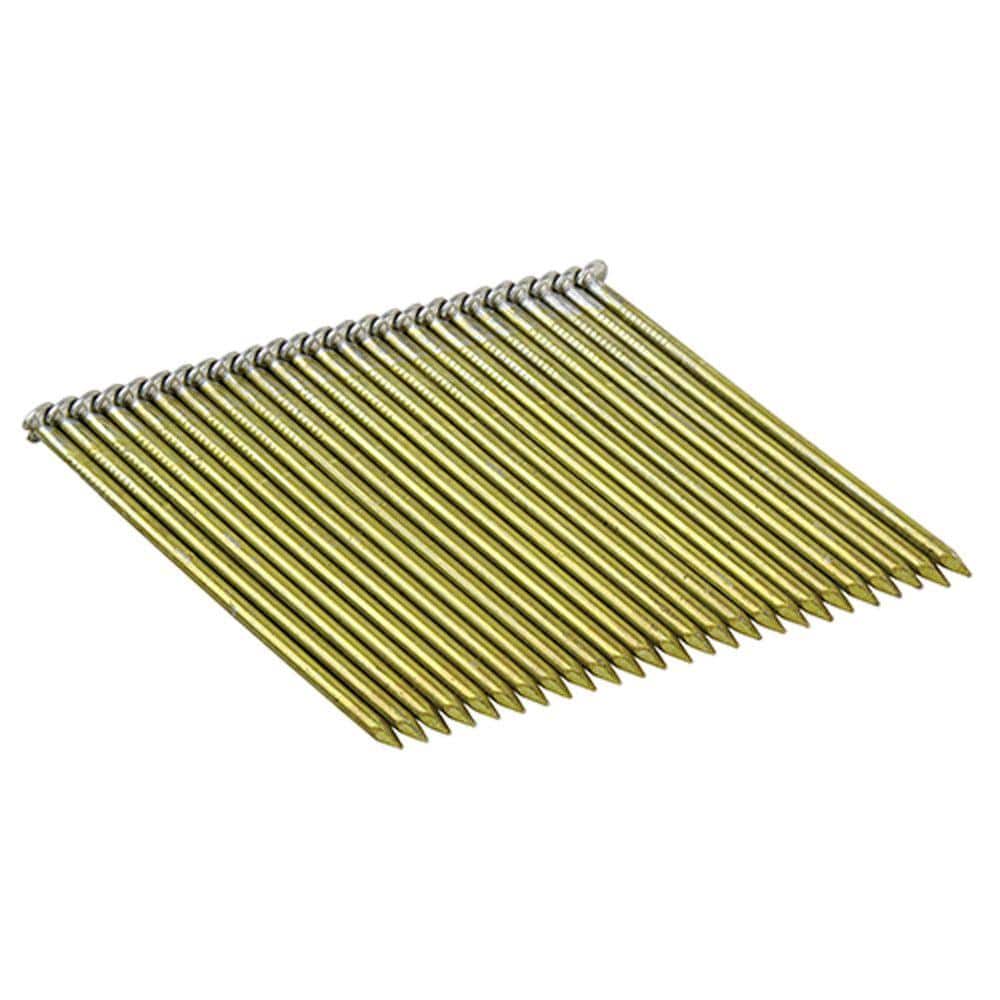 DEWALT 3 in. x 0.120 in. Wire Bright Finish Steel Round-Head Collated Framing Nails (2,000 per Box)