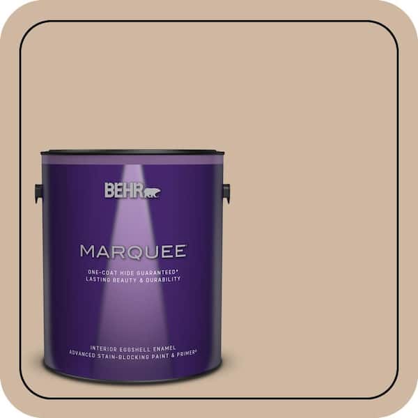 BEHR MARQUEE 1 gal. #N240-3 Sonoran Desert One-Coat Hide Eggshell Enamel Interior Paint & Primer (2)