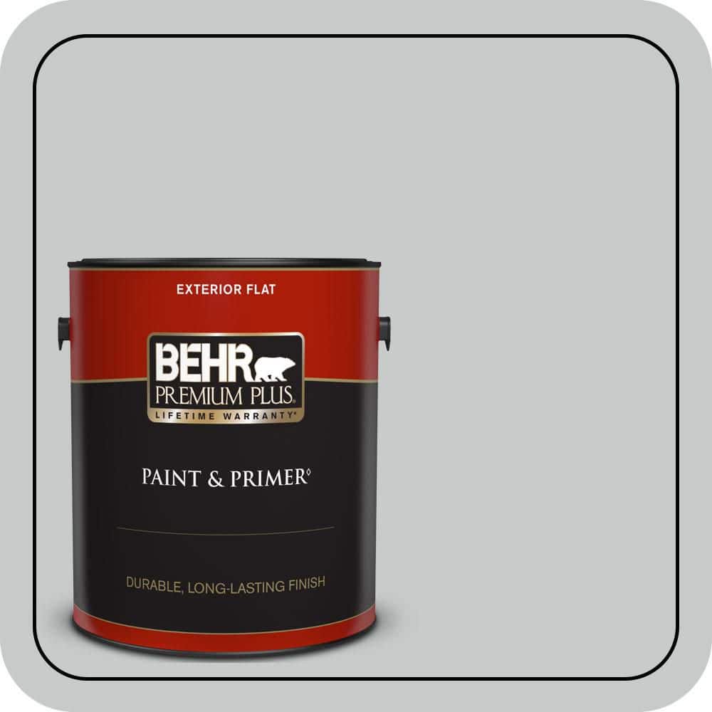 BEHR PREMIUM PLUS 1 gal. #PPU26-17 Fast as the Wind Flat Exterior Paint & Primer