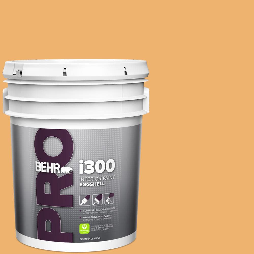BEHR PRO 5 gal. #PPU6-03 Sunburst Eggshell Interior Paint