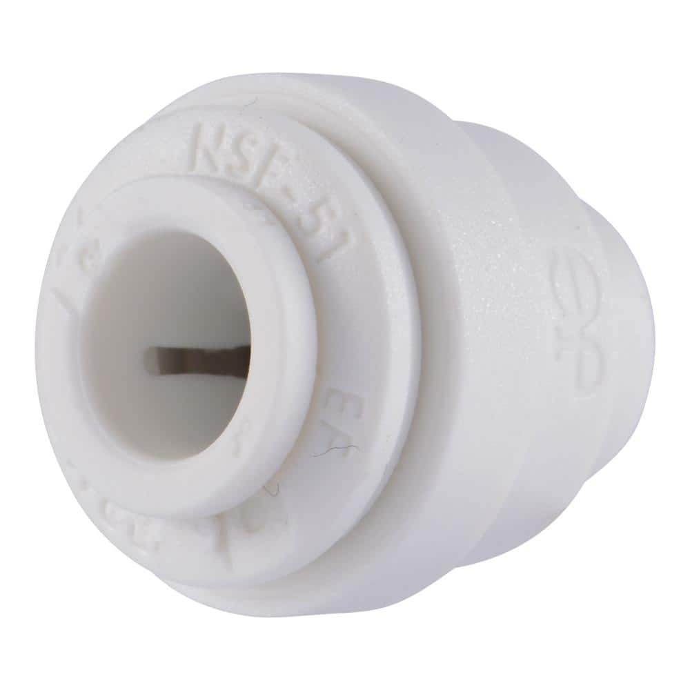 John Guest 1/4 in. O.D. Push-to-Connect Polypropylene Cap Fitting (2)