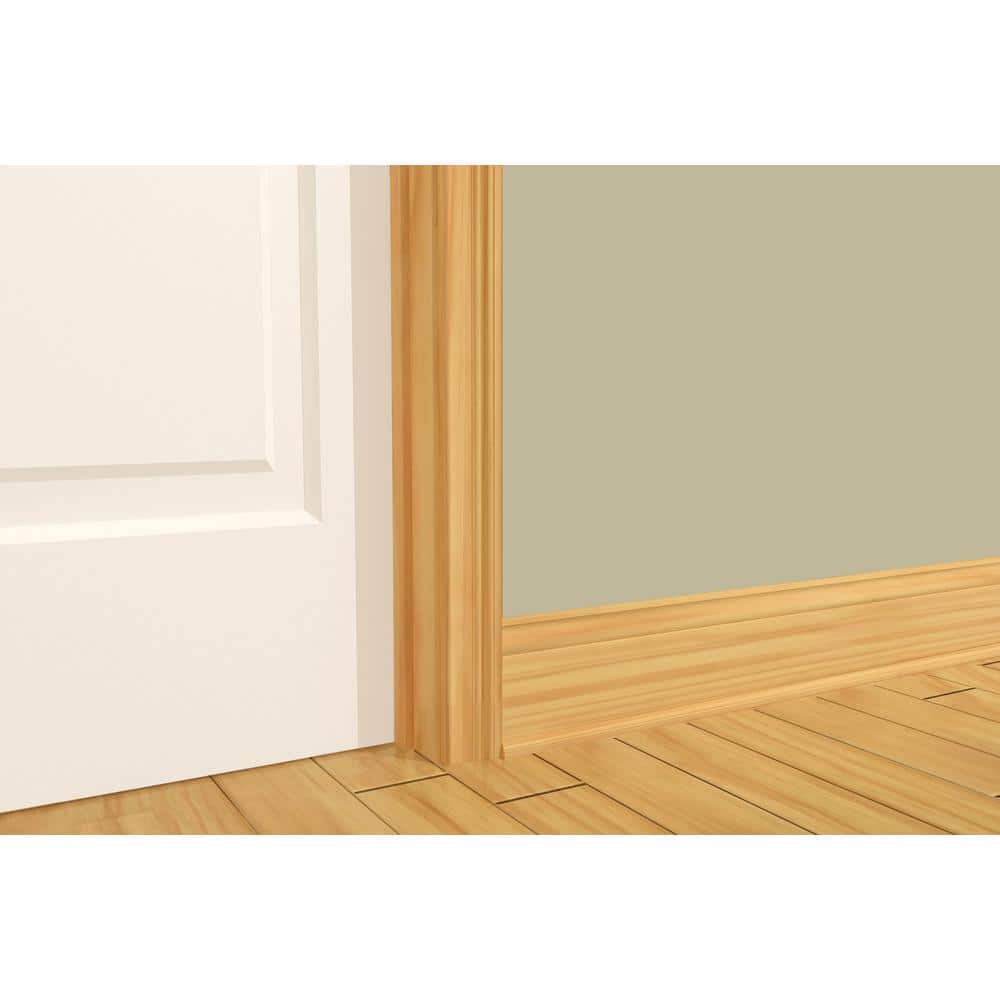 Alexandria Moulding 5/16 in. D x 1 in. W x 96 in. L Pine Wood Inside Corner Drip Cap Moulding Pack 10-Pack (2)