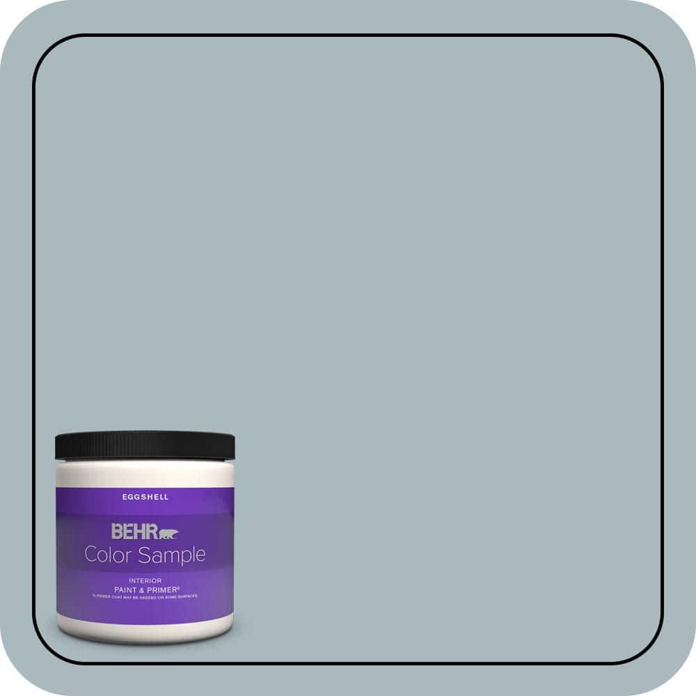 BEHR PREMIUM PLUS #740E-3 Prelude Enamel & Primer Color Sample (1)