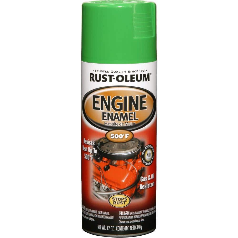 Rust-Oleum Automotive 12 oz. Semi-Gloss Grabber Green Engine Enamel Spray Paint
