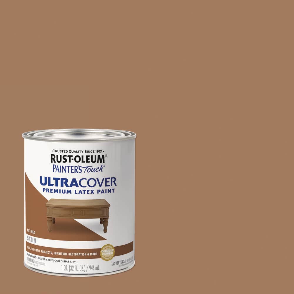 Rust-Oleum Painter's Touch 32 oz. Ultra Cover Satin Nutmeg General Purpose Paint