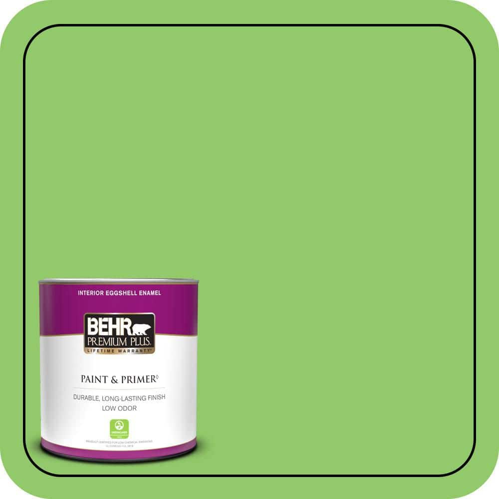 BEHR PREMIUM PLUS #430B-5 Apple Orchard Enamel Low Odor & Primer (1)