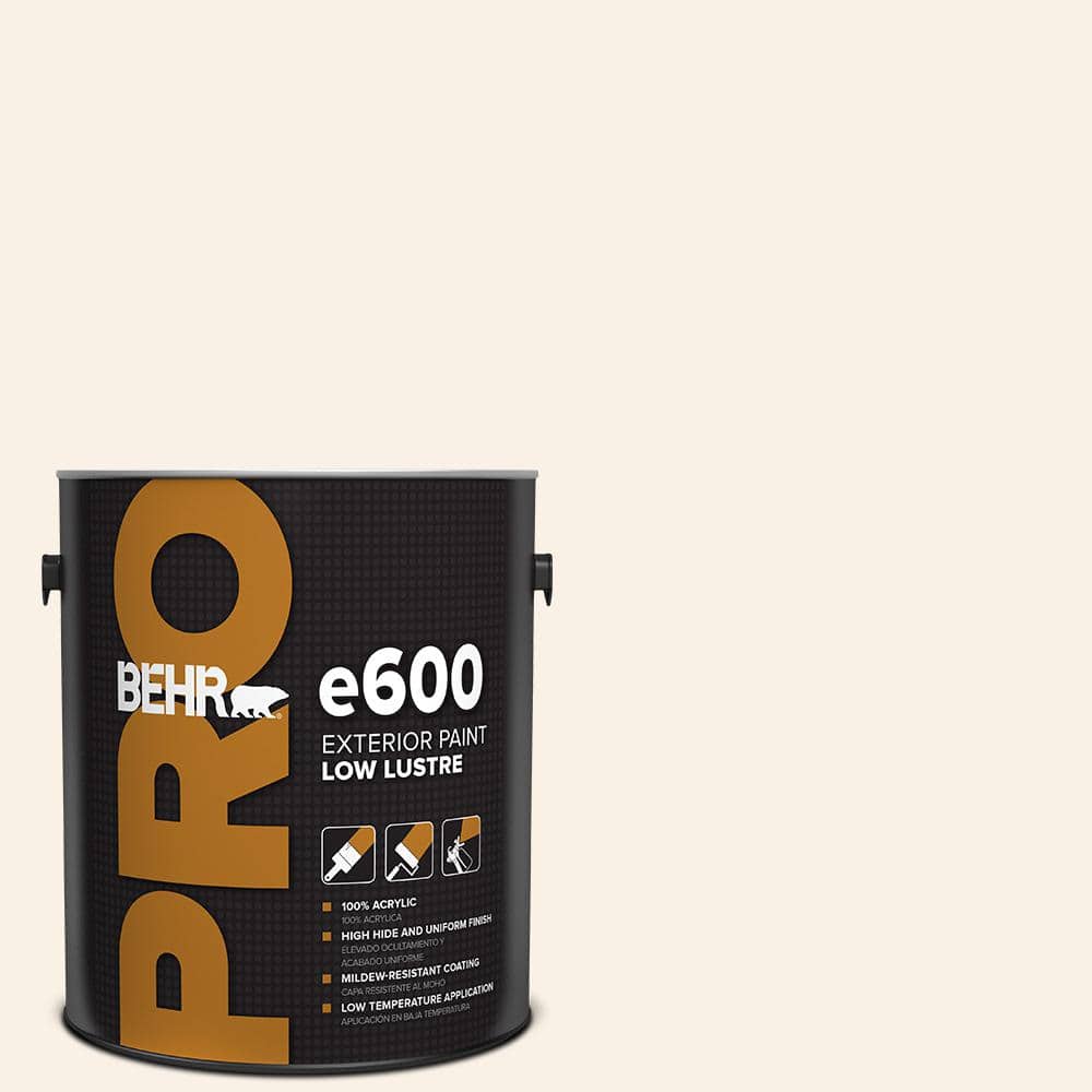 BEHR PRO 1 gal. #PWN-34 White Luxury Low Luster Exterior Paint