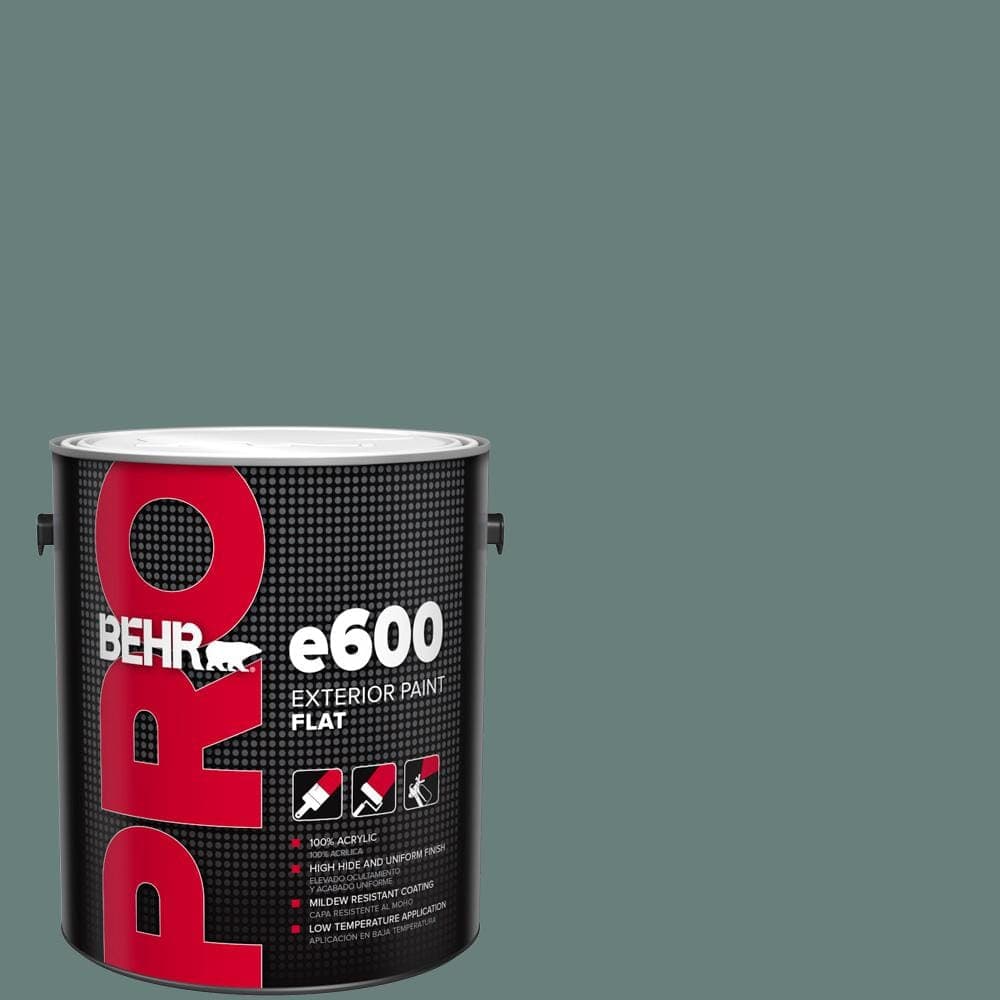 BEHR PRO 1 gal. #N430-5 Aspen Valley Flat Exterior Paint