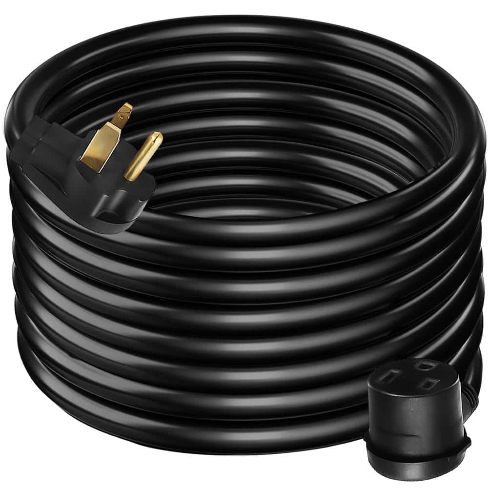 VEVOR 50 ft. Heavy-Duty Outdoor 30 Amp 250-Volt Power Extension Generator Extension Cord for Welding Machines ETL Approved