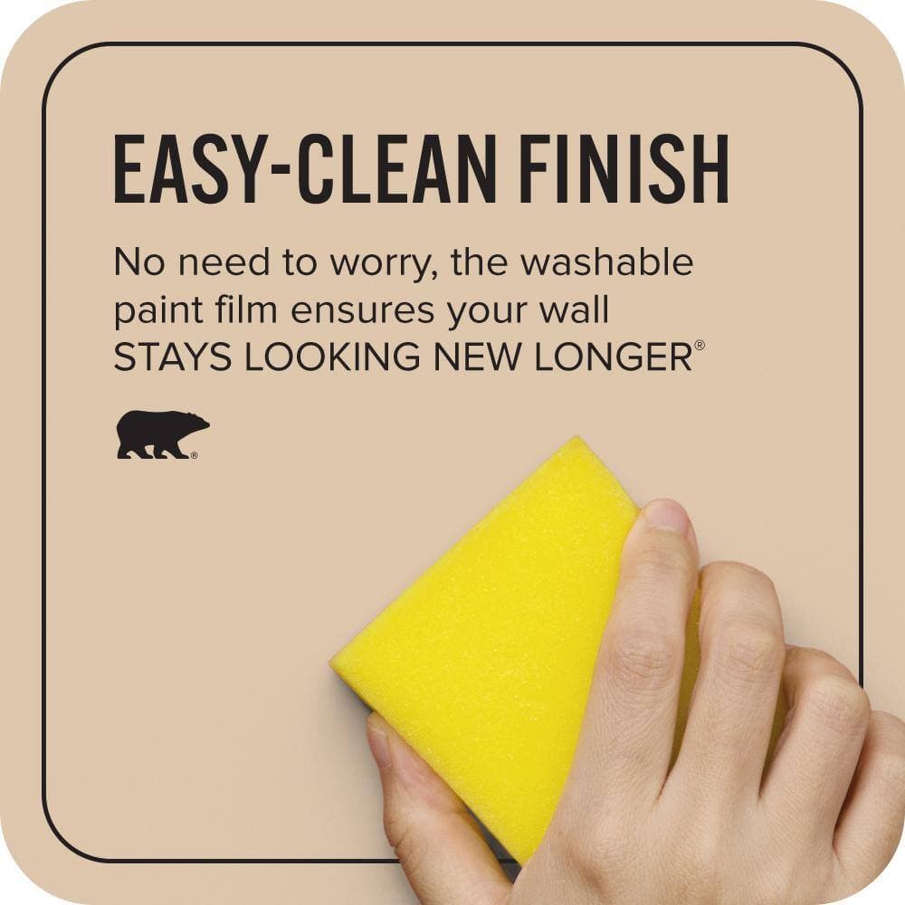 BEHR ULTRA 1 gal. #N260-2 Almond Latte Extra Durable Flat Interior Paint & Primer (4)