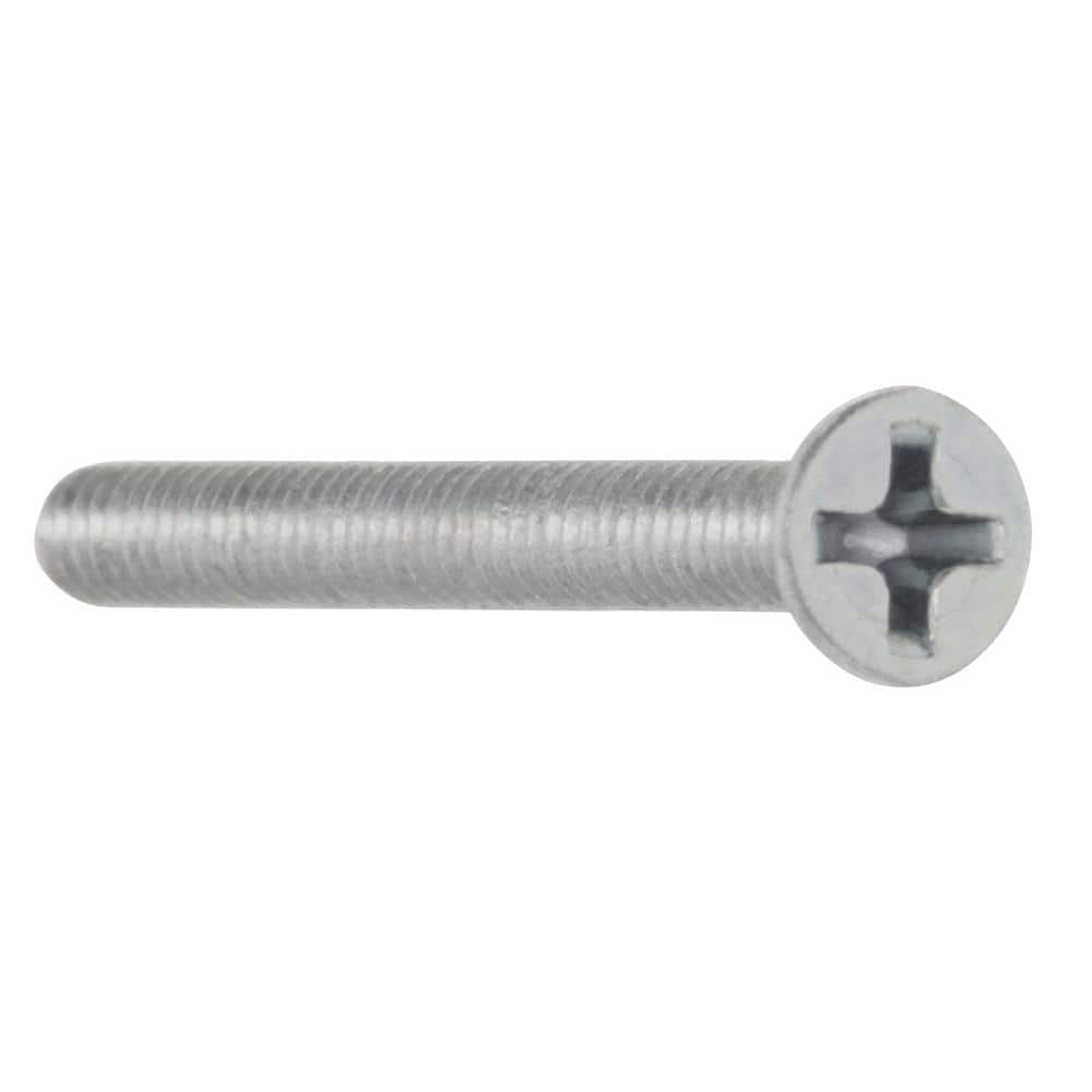 Everbilt #6-32 x 1-1/2 in. Phillips Flat Head Zinc Plated Machine Screw (25-Pack) (4)