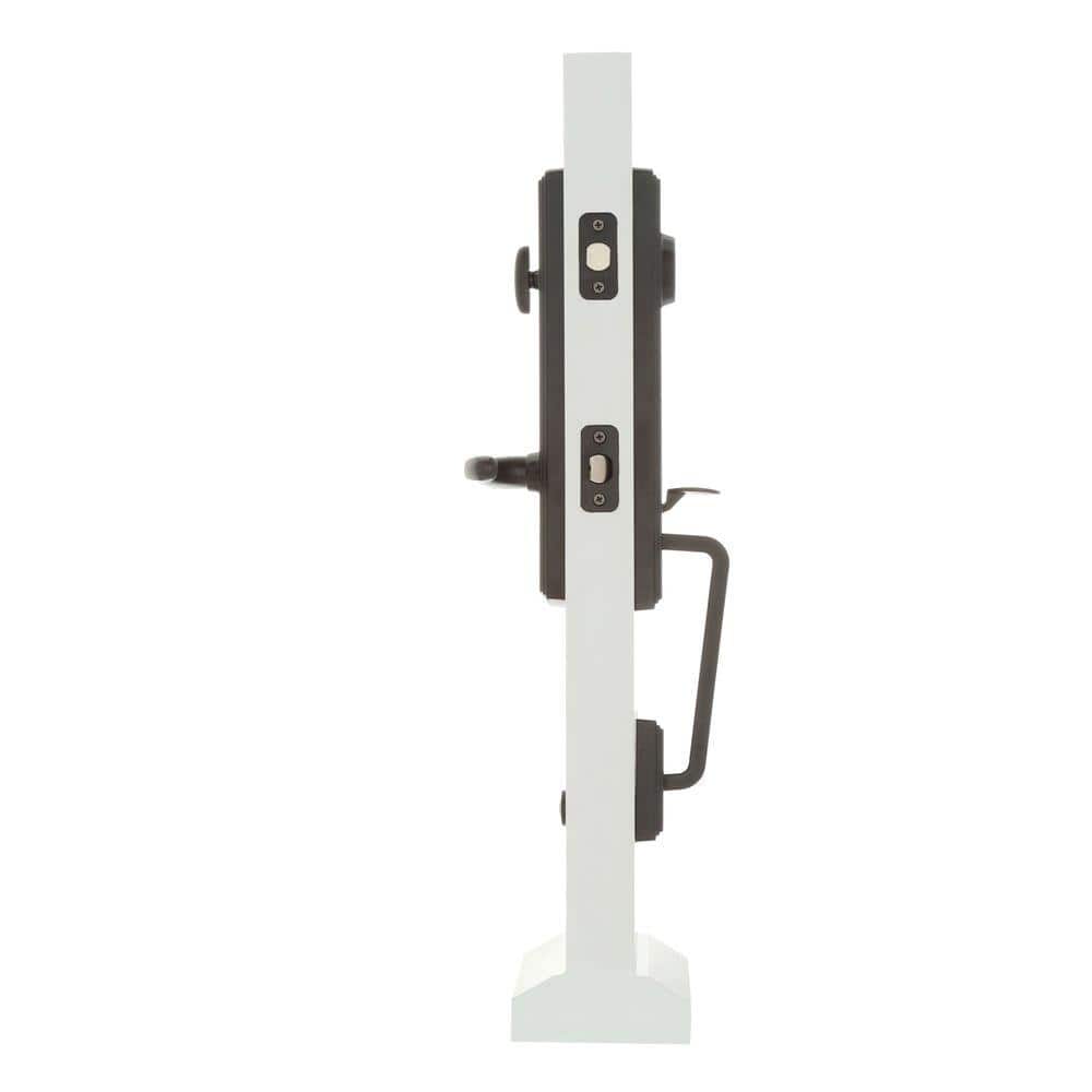 DELANEY HARDWARE Italian Collection Briona Single-Cylinder Black Door Handleset with Artino Interior Left-Hand (2)