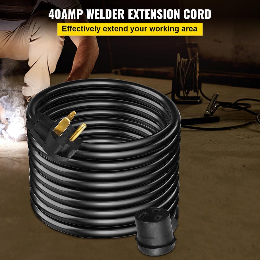 SVOPES Welder Extension Cord, 25 ft., STW, 40 Amps, 250V, 8 Gauge, 6-50 Plug Configuration, Generator Extension Cord (2)