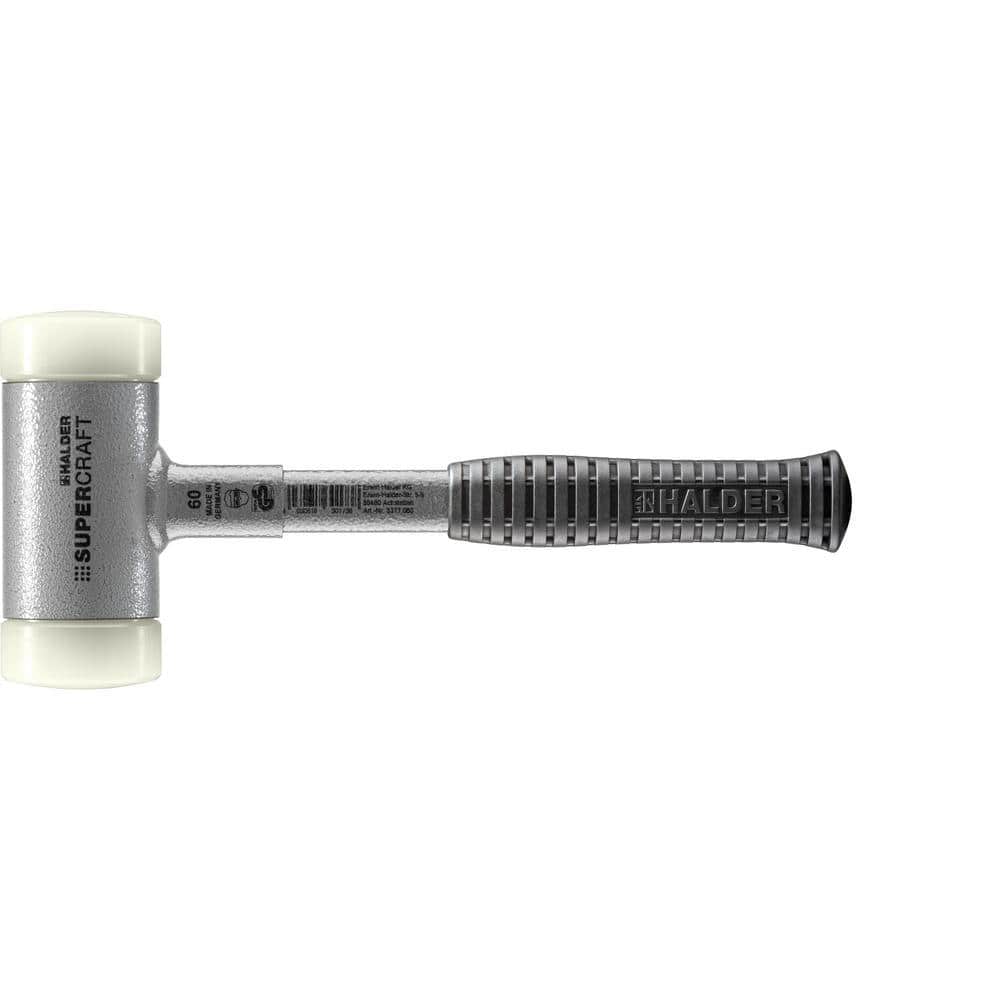 Halder Supercraft 60 Dead Blow 3.86 lbs. Nylon Hammer with 12.8 in. Metal Handle Rubber Grip