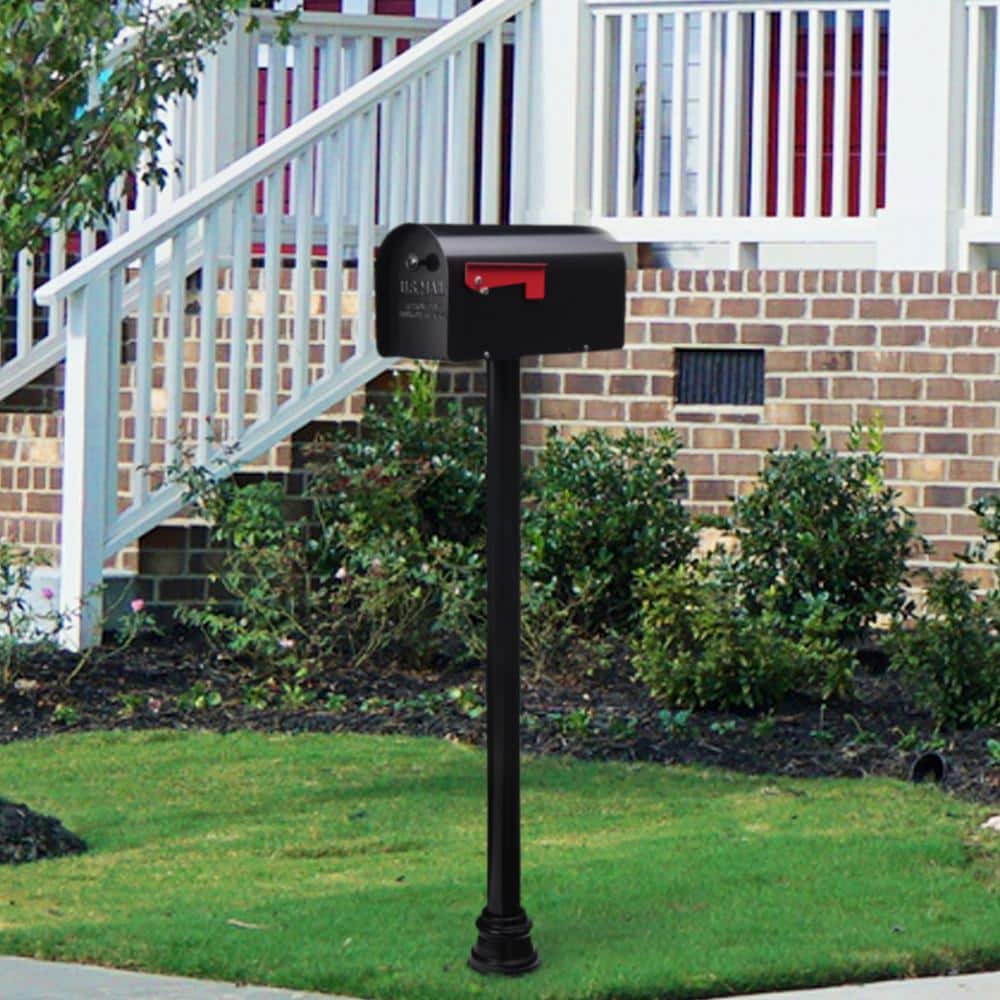 Architectural Mailboxes Bristol Universal, Aluminum, Top Mount, Mailbox Post (2)