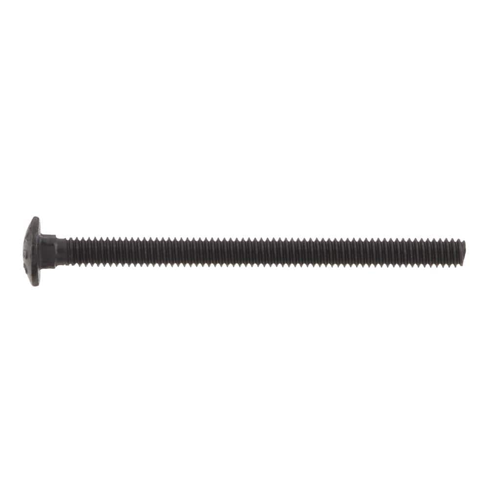 DECKMATE 1/4 in. -20 x 3-1/2 in. Black Deck Exterior Carriage Bolt (3)