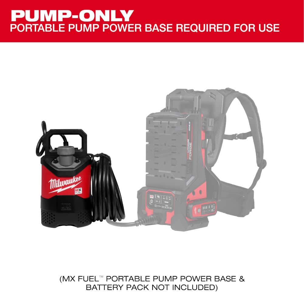 Milwaukee MX FUEL 1HP 2 in. Submersible Pump (2)