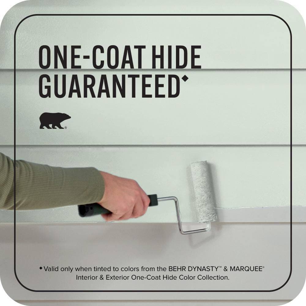 BEHR MARQUEE 1 gal. #S410-1 River Mist Flat Exterior Paint & Primer (3)