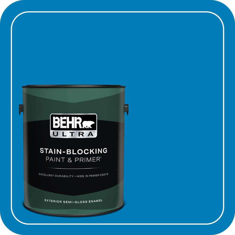 BEHR ULTRA 1 gal. #S-G-550 Artesian Water Semi-Gloss Enamel Exterior Paint & Primer