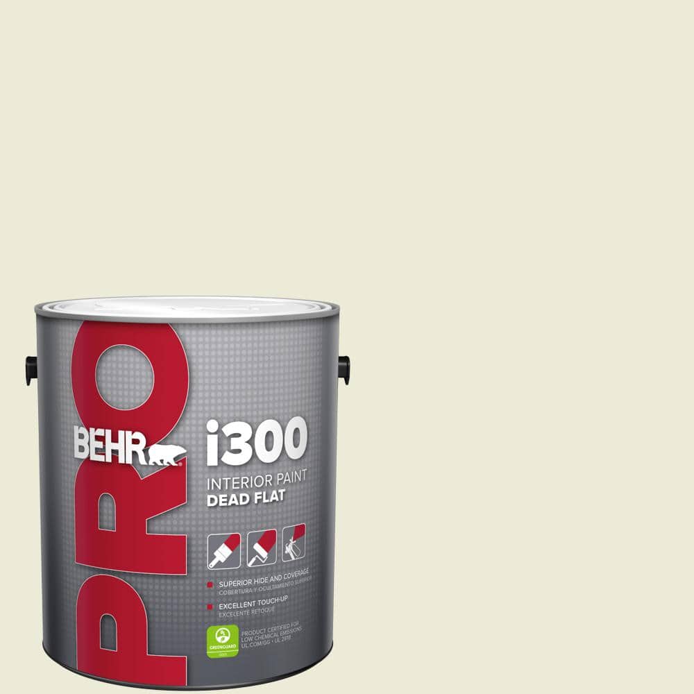 BEHR PRO 1 gal. #GR-W03 Amazon Breeze Dead Flat Interior Paint