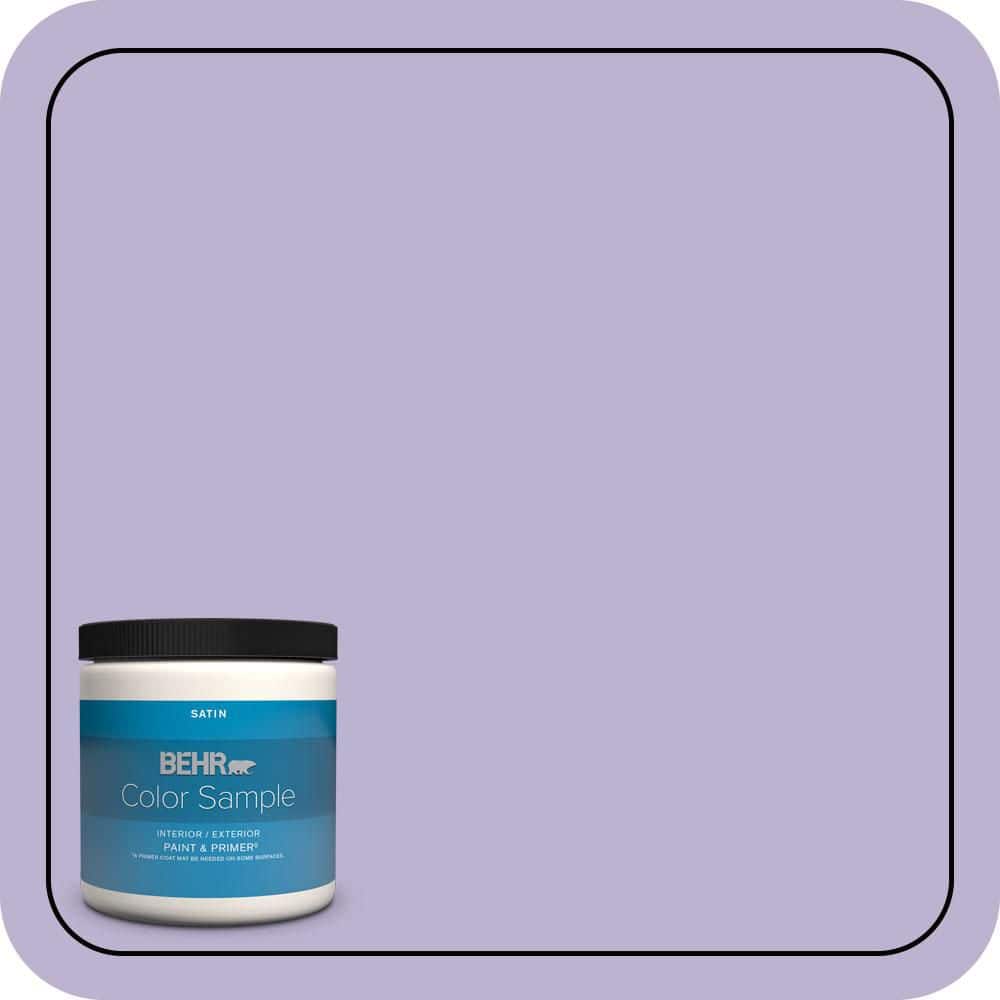 BEHR PREMIUM PLUS #M560-3 Grape Hyacinth Enamel Low Odor & Primer (1)