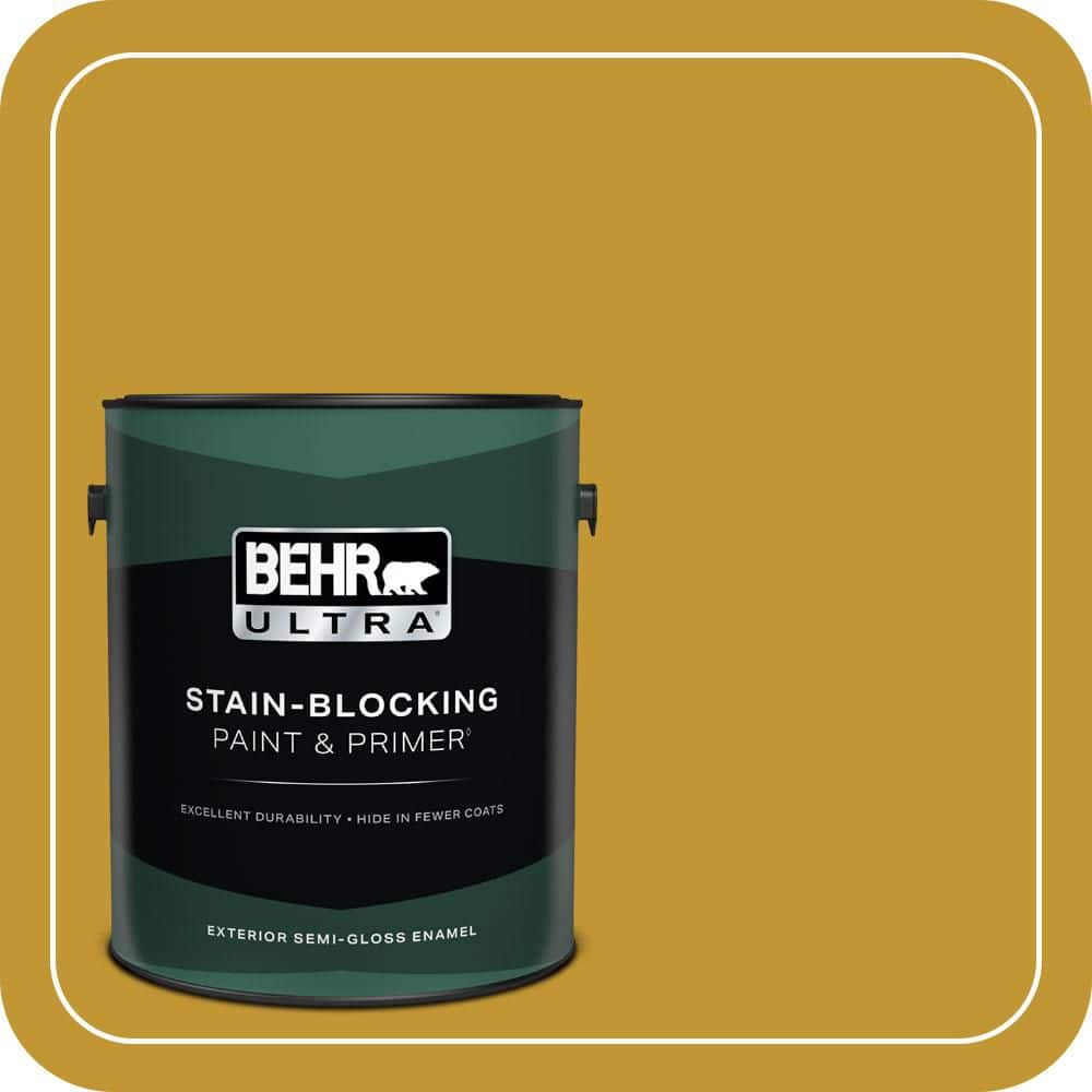 BEHR ULTRA 1 gal. #S-H-360 Leisure Semi-Gloss Enamel Exterior Paint & Primer