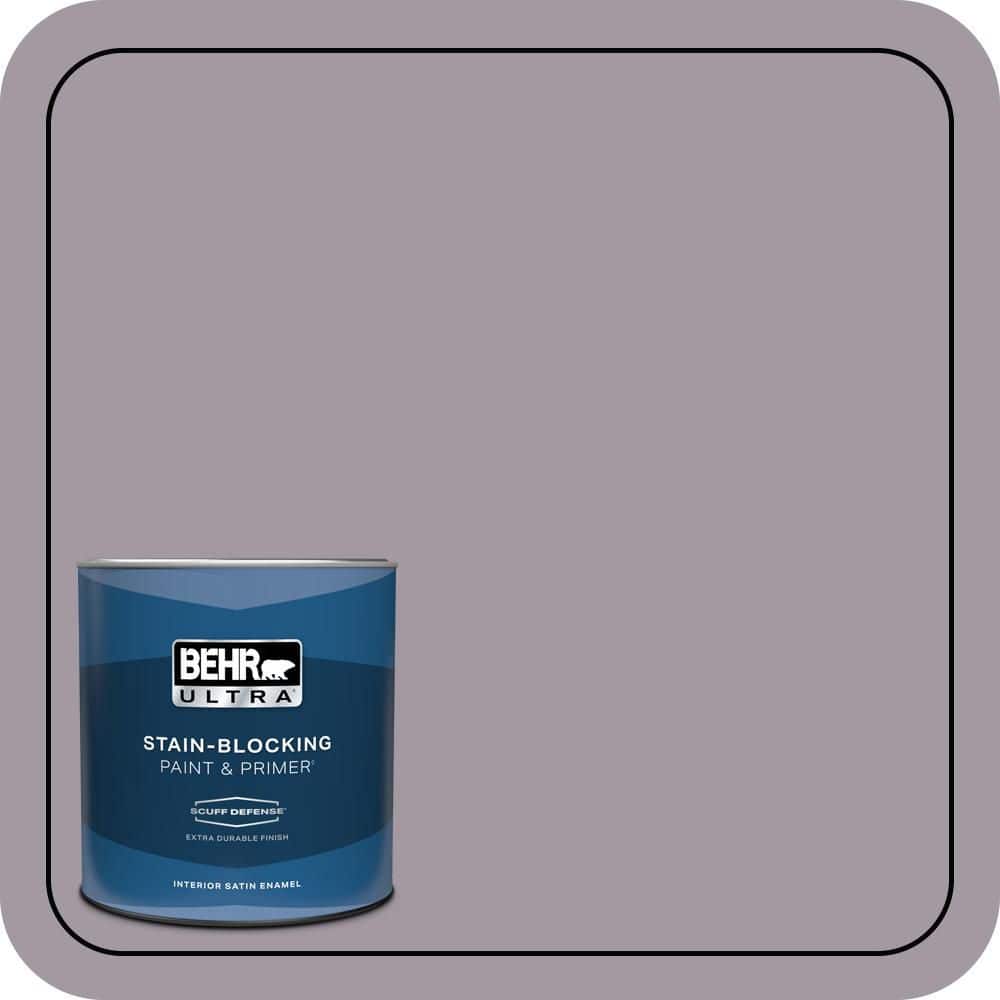 BEHR ULTRA 1 qt. #N570-3 Art Nouveau Glass Extra Durable Satin Enamel Interior Paint & Primer
