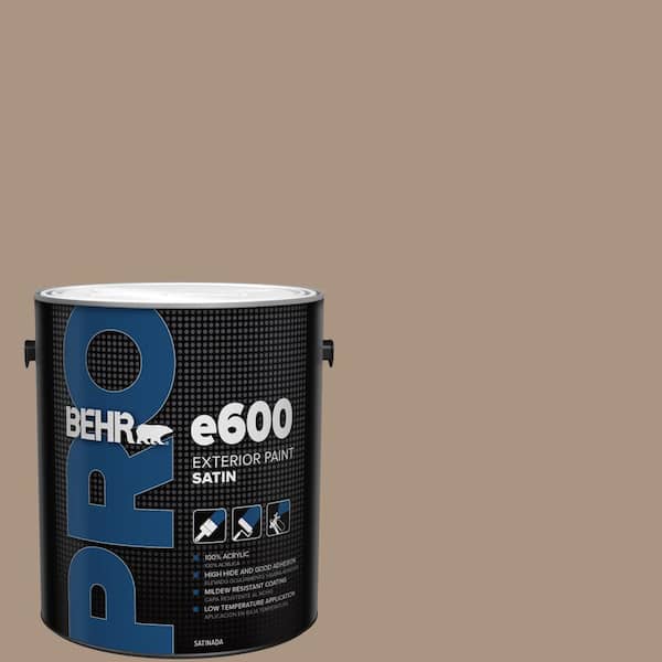 BEHR PRO 1 gal. #T17-11 Silent Sands Satin Exterior Paint (2)