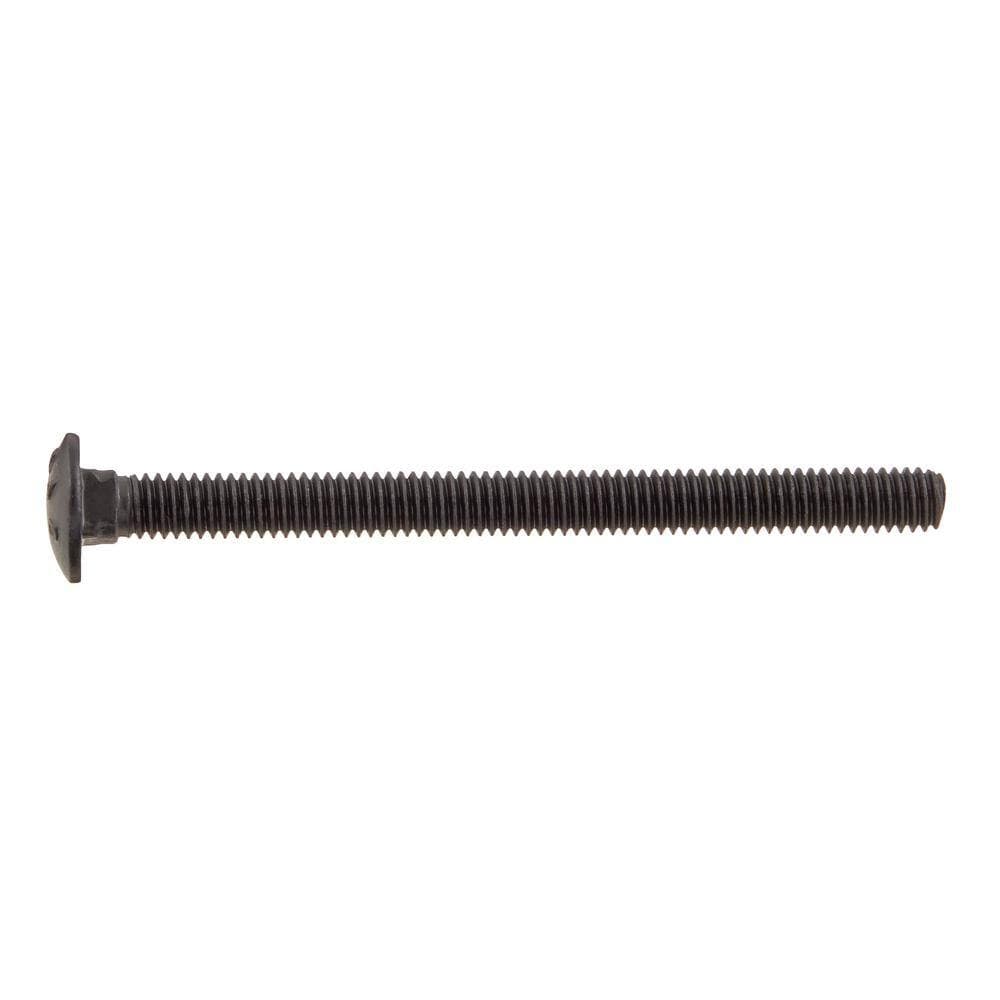 DECKMATE .-18 Black Deck Exterior Carriage Bolt (4)
