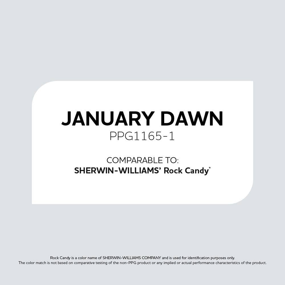 Glidden Diamond 1 qt. PPG1165-1 January Dawn Flat Interior Paint with Primer (3)
