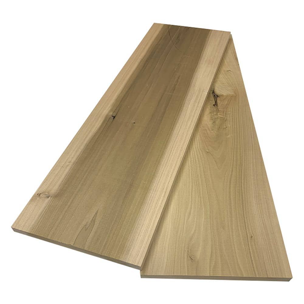 Swaner Hardwood 1 in. x 12 in. x 8 ft. Poplar S4S Board (2-Pack) (1)